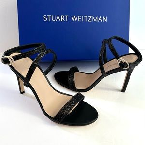 NWT-STUART WEITZMAN GLITTER SANDALS